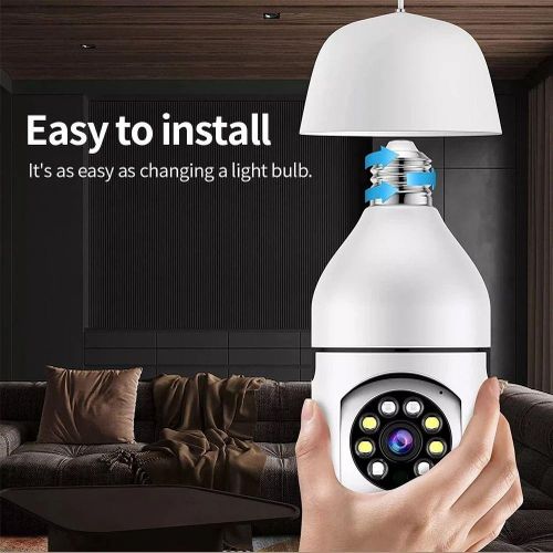 product_image_name-CALUS-Smart Bulb Camera 1080P WiFi PTZ Indoor Security Camera With App Control-2