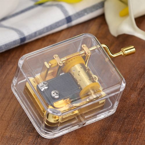 Mini Hand Cranking Music Movement DIY Music Box Decorative