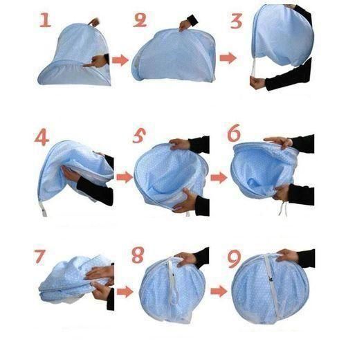product_image_name-Generic-Quality Foldable Baby Net/Sleeping Nest/ Mosquito Net-comfortable -Blue-6