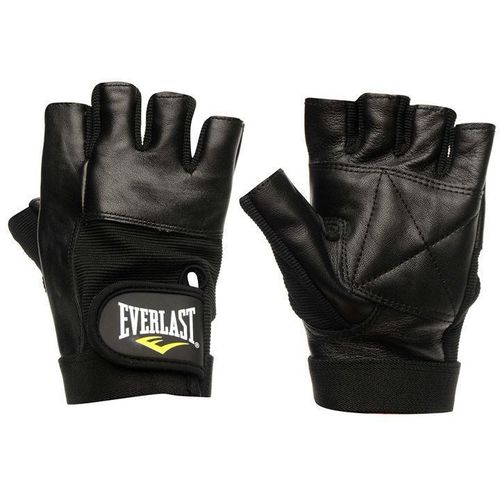 product_image_name-Generic-All Sizes Gym/ Work Out/ Cycling Leather Fingerless Gloves -1