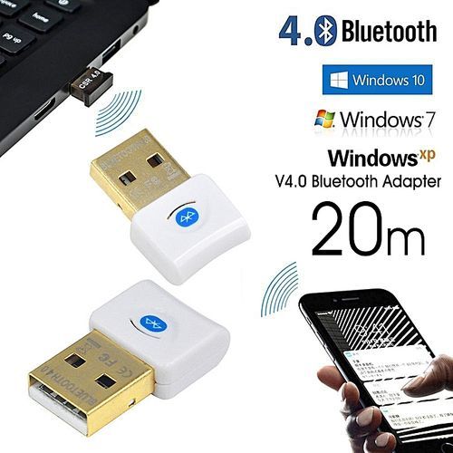 Generic Bluetooth V4.0 USB Dongle Wireless Adapter CSR Dongle For Laptop Windows 7 8 Vista XP @ Best Price Online | Jumia
