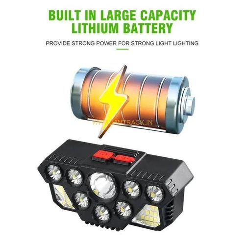 product_image_name-Generic-LED Flashlight Rechargeable Head Lights 3 Modes Headlamps Ultra Bright LED Headlight Flashlight Brightest Head Torch-3