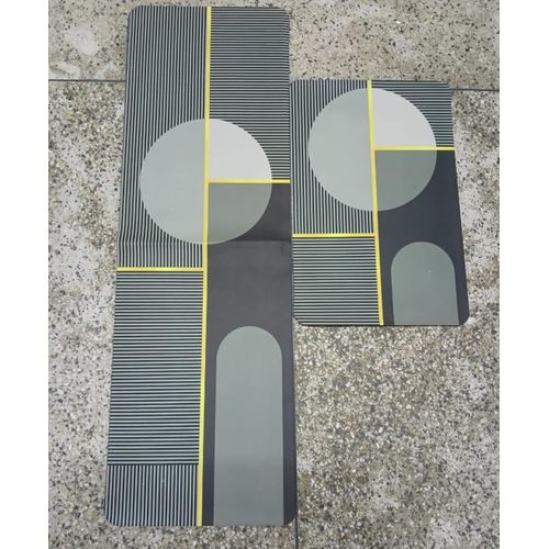 product_image_name-Generic- Non-Slip ,Washable,Rubber Kitchen Mat Set Rugs for Kitchen Floor-2pcs -2