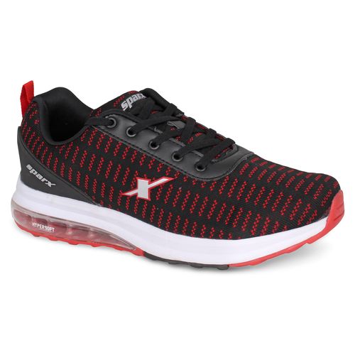 Sparx Men Sport Shoes - Black Red 
