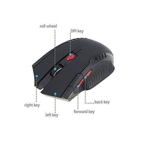 product_image_name-Smart Collection-2.4G Wireless Gaming Mouse 2400DPI - Black-6