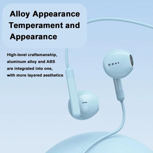 product_image_name-Generic-High-fidelity wired headphones with inline controls, Type-C connector, 1.2m cable length, Blue-4