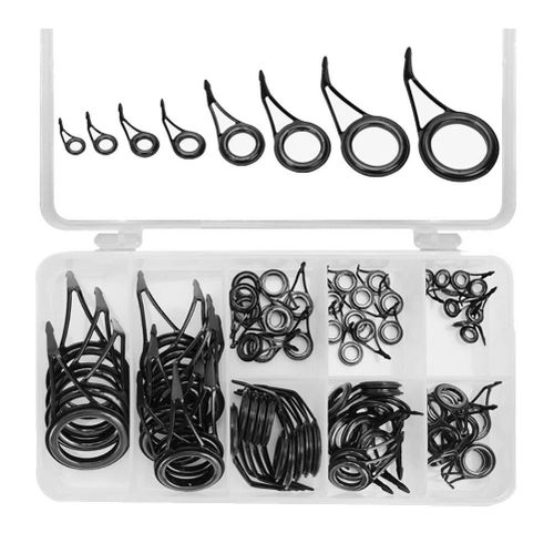 915 Generation 75Pcs Fishing Rod Guide Tip Fishing Line Spinning Guide Eyes  Rings Fishing Rod Guides Top Rings Pole Repair Kit @ Best Price Online