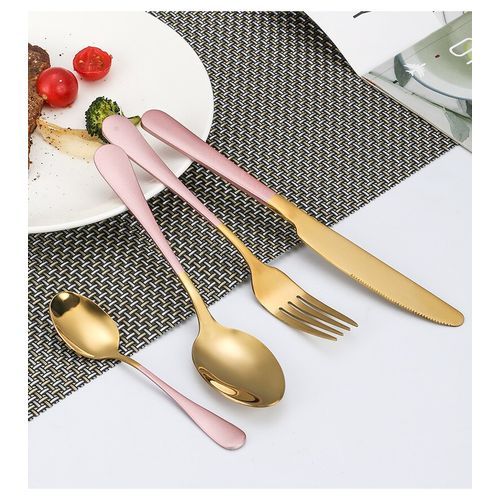 10 20pcs Stainless Steel Silverware Set Rust Resistant Flatware