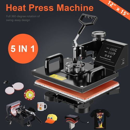 Generic Approved 5in1 Heat Press T-Shirt Printing Machine @ Best Price ...