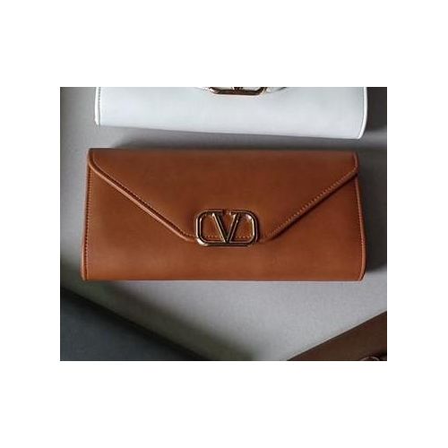product_image_name-Clutch-Fancy women's long wallet with a sleek rectangular shape and a triangular gold-tone flap-2