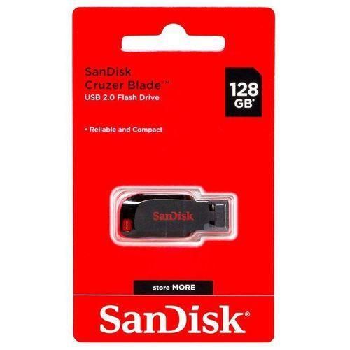 product_image_name-Generic-Sandisk Cruzer Blade Flash Disk - 128GB - Black & Red-1