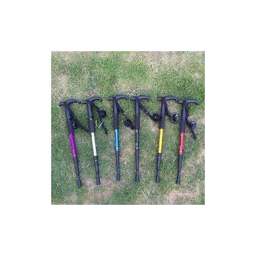 product_image_name-Generic-Anti-Shock Adjustable Hiking Pole Trekking Pole Walking Stick Support-1