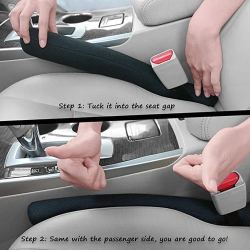 Generic Leather Seat Car Gap Filler Between Seat Keys,Phone,Food Drop  Blocker @ Best Price Online