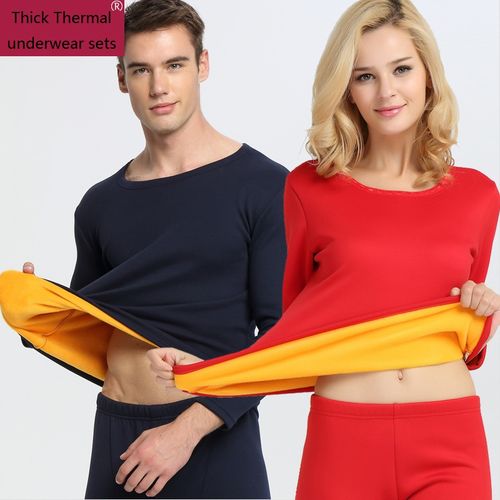 Thermal Underwear Women Men Winter Women Long Johns Sets Fleece Keep Warm  Women Winter Clothes Clothing For Women 4xl