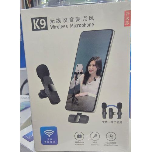 product_image_name-Generic-K9 Wireless Lavalier Microphone for Mobile Recording and Interviews-3