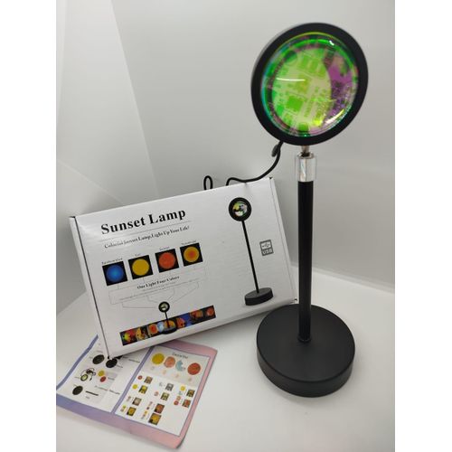 product_image_name-Generic-Sunset Light Projector Lamp – Adjustable LED Sunset Lamp for Aesthetic Bedroom Decor & Ambience Lighting-3