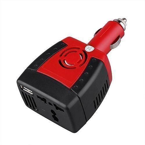 product_image_name-Generic-Car Power Inverter Adapter USB Charger Power Supply 12V DC To 220V AC-2