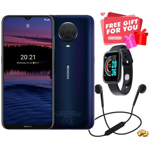 G20 6.5"Display- 4GB RAM-64GB ROM-48MP+5MP+2MP+2MP Quad Camera -4G-Dual Sim+SW+B
