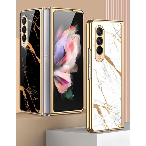 product_image_name-Generic-Protective Cover For Samsung Galaxy Z Fold 4 Fashion Electroplated PC Back Cover-4