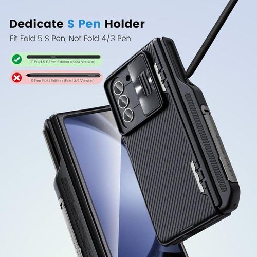 product_image_name-Generic-Nilkin Fold 5 Protective Case With Sliding Camera Lens Cover And Full-Body Shockproof Protection For Samsung Galaxy Fold 5-2