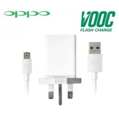 product_image_name-Generic-Oppo Original Chargers - VOOC Fast Charging For Android, With 1 Meter Micro USB Charging Data Cable & Sync USB Cable-1