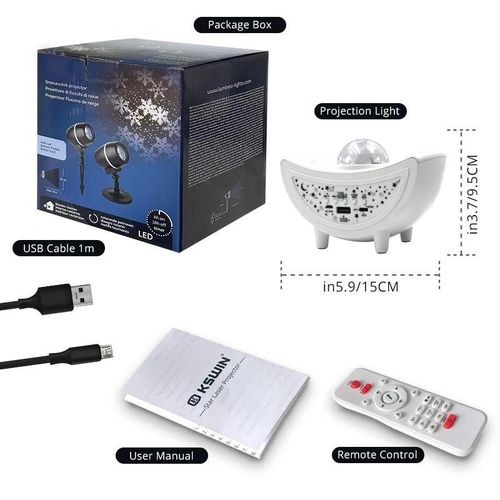 product_image_name-Generic-WIFI APP Galaxy Projector Light, LED Laser Star Starry Sky Ocean Wave Lamp-3