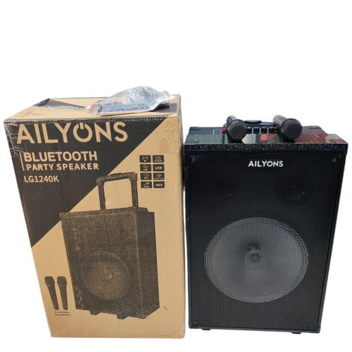 product_image_name-AILYONS- 15" Bluetooth Trolley Speaker/ Bluetooth Party Speaker-1