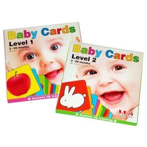 product_image_name-Generic-Level 1 and 2 Educative Baby Learning Flash cards - Multicolour-1