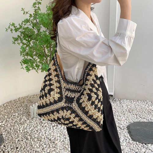 Generic Summer Women Weave Straw Tote Bag Handmade Raffia Rattan Shopping Travel Bag Bohemian Braided Handbag Casual Tote Beach Bag Best Price Online Jumia Kenya