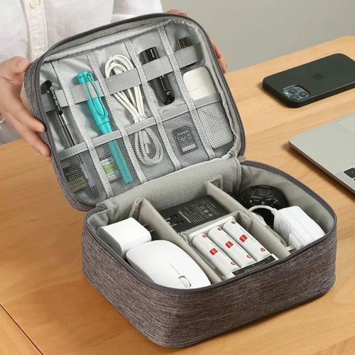 product_image_name-Generic-Multifunctional Digital Accessory Data Cable Storage Bag Mobile Phone Organizer for Convenient Camera Gear Equipment-5