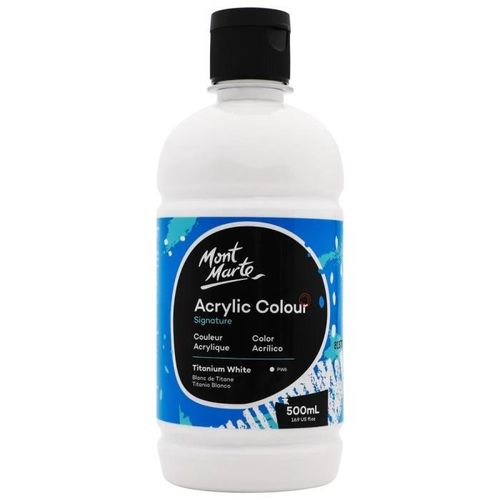 product_image_name-Generic-Acrylic Colour Paint Signature 500Ml - Titanium White-1