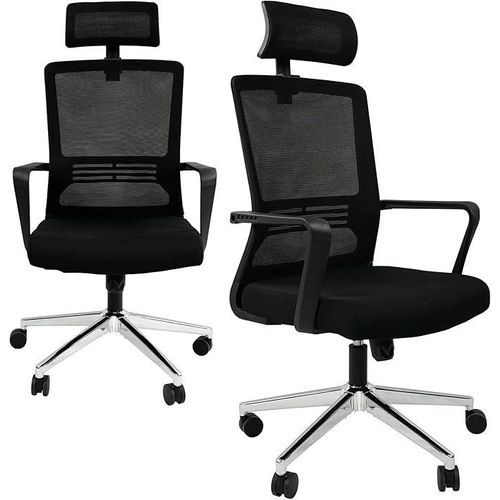 product_image_name-Office Everything-High Back Ergonomic Mesh Office Chair With Adjustable Headrest & Lumbar Support-2