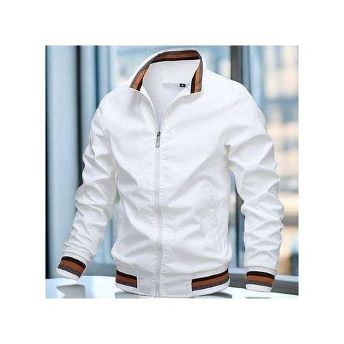 product_image_name-Fashion For Life-Berrykey Pull Homme Casual Blouson Sport Coupe Vent Veste Légère Blanc-1