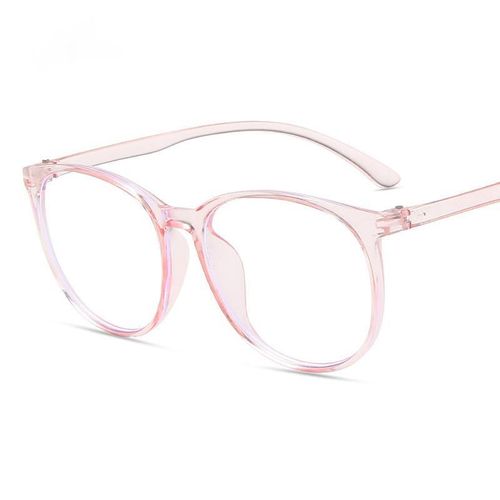 Round Eyewear Transparent Computer Glasses Frame Women Men