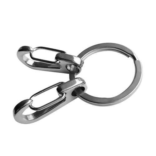 2pcs swivel lanyard snap hook Carabiner Clip Keyring Metal Snap Hook