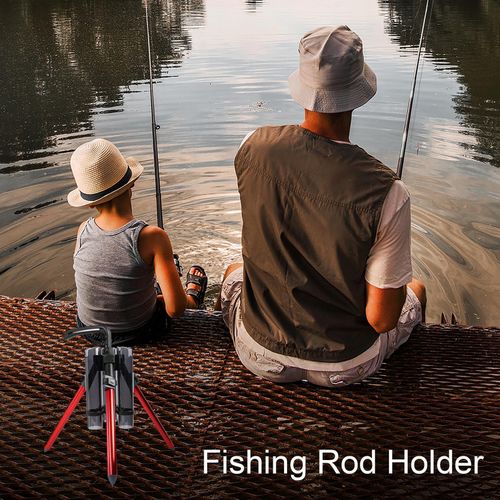 Generic Fishing Rod Rack Outdoor Fishing Rod Bracket Red @ Best