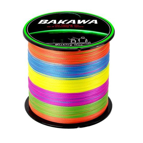 Generic Bakawa 300m 500m 1000m Braided Fishing Line 4 Strands