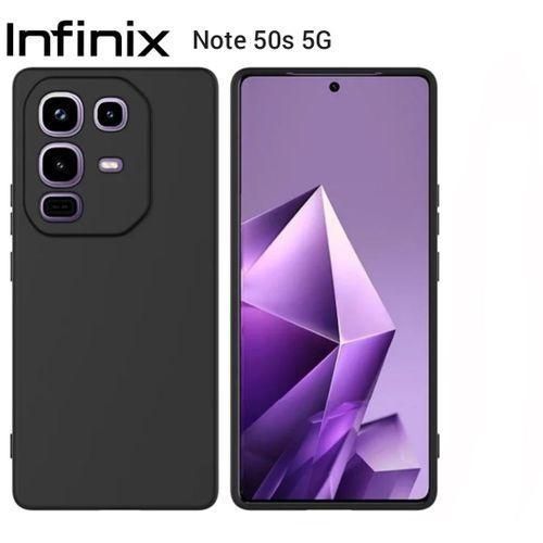 product_image_name-Infinix-Note 50s 5G Black soft silicone Phone Case/Cover-1