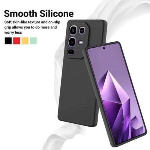 product_image_name-Infinix-Note 50s 5G Black soft silicone Phone Case/Cover-2