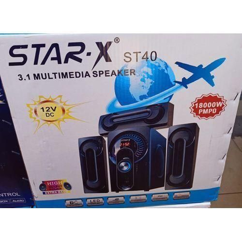 product_image_name-STAR-X-ST-40 3.1-CHANNEL MULTIMEDIA SPEAKER SYSTEM – 18,000W PMPO, BLUETOOTH & MULTI-INPUT BLACK.-2