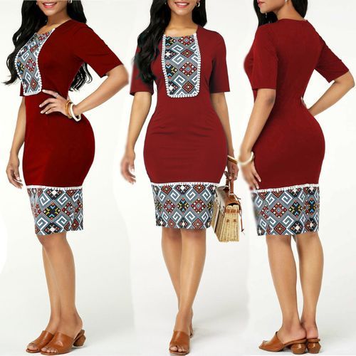 Fashion Office Dress Ladies Pencil Skirt Large Size Office Slim