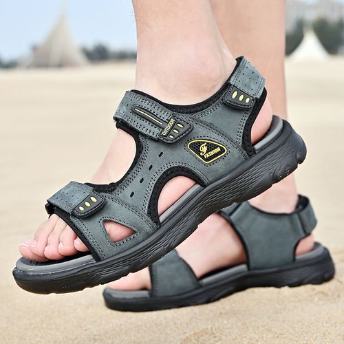 Olukai Ulele Men's Beach Sandals Dark Wood | Mossy Creek Fly Fishing