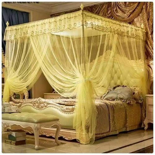 product_image_name-Fashion-Mosquito Net With Metallic Stand White 4*6-1