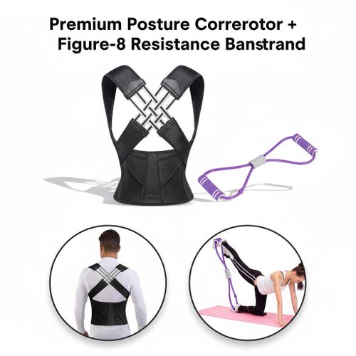 product_image_name-Generic-Premium Posture Corrector + FREE Figure 8 Resistance Band – Adjustable Back & Shoulder Support-2