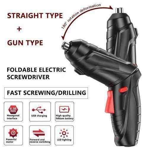 product_image_name-Generic-47 wireless electric screwdrivers, rechargeable lithium batteries, mini drills, 3.6V electric multifunctional tool set, home maintenance and repair-7