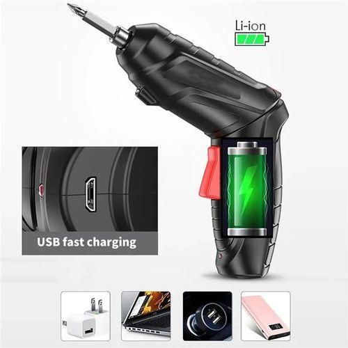 product_image_name-Generic-47 wireless electric screwdrivers, rechargeable lithium batteries, mini drills, 3.6V electric multifunctional tool set, home maintenance and repair-8