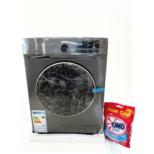 TCL 8kgs Front Load Wash and Spin Washing Machine WITH 2 YEAR WARRANT CARD AND FREE OMO GIFT