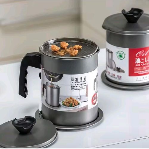 product_image_name-Generic-1.4L Stainless Steel Oil Filter Pot-1