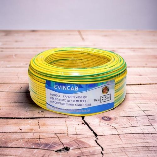 product_image_name-Evin- Yellow Green 2.5mm Single Core Smooth Outer Sheath High Durability Indoor Electrical Wiring Cable -1