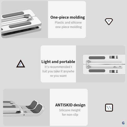 product_image_name-Generic-10 Speed Adjustable Laptop Stand+phone Stand-4
